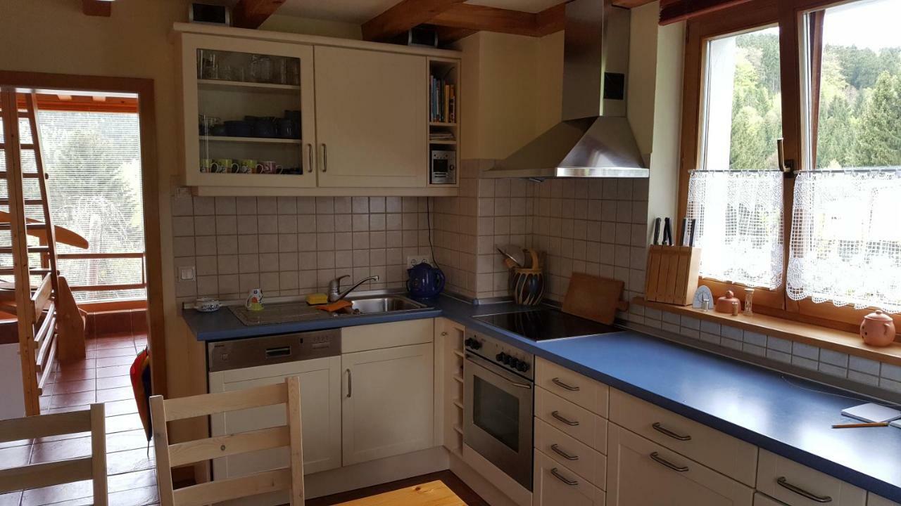 Ferienhaus am Löffelberghüttchen Gießübel Exterior foto