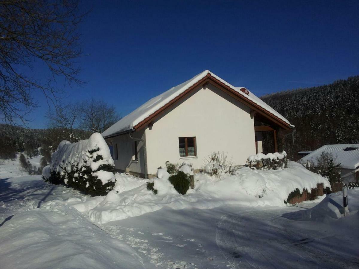 Ferienhaus am Löffelberghüttchen Gießübel Exterior foto